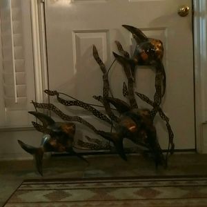 Metal fish structure